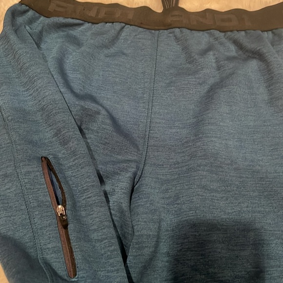 And1 Heather Teal Joggers with pockets - Picture 12 of 13